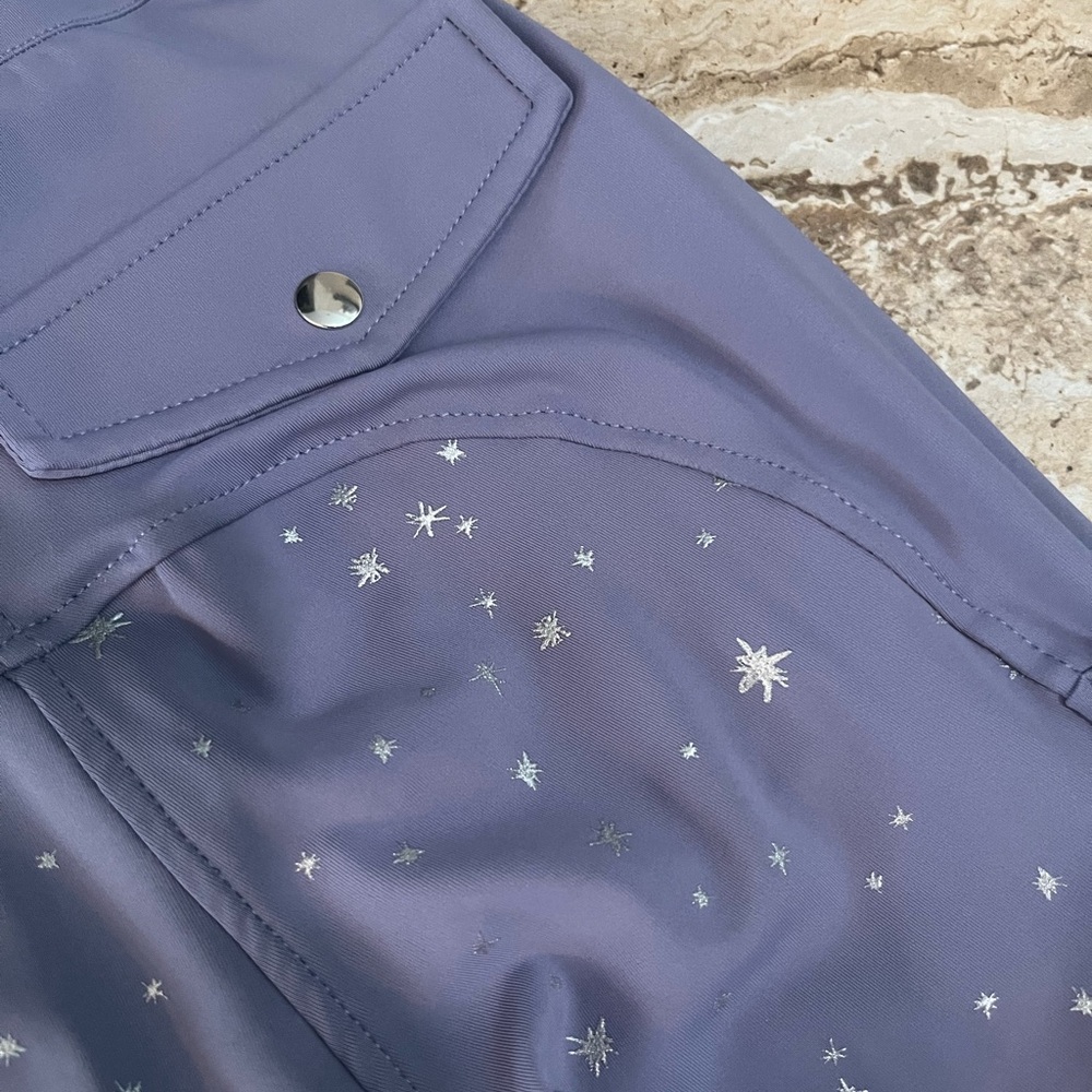 DappleBay Lavender Breeches with Silver Accents